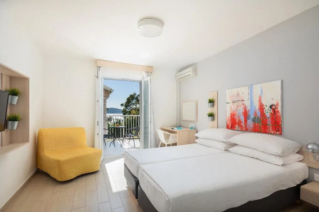 DOUBLE SIDE SEA VIEW WITH BALCONY Room, Bellevue Maradiso Village by Aminess, Dubrovnik