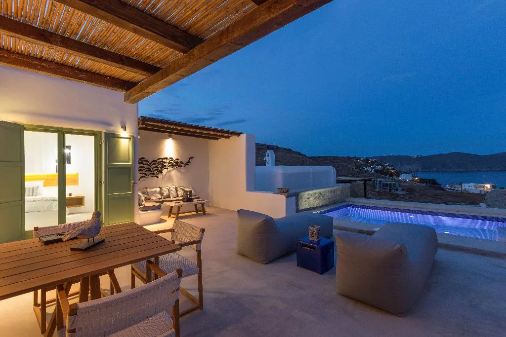SUITE SEA VIEW WITH PRIVATE POOL Room, Mykonos Panormos Villas, Mykonos