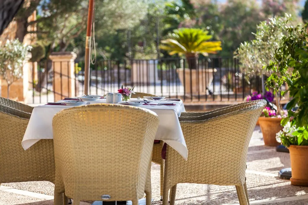 Terrace, Finca Hotel Can Estades, Majorca