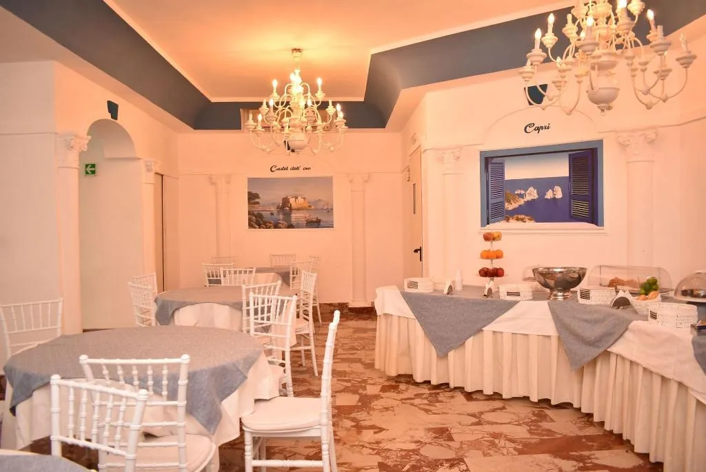 Restaurant, Hotel Miravalle, Naples