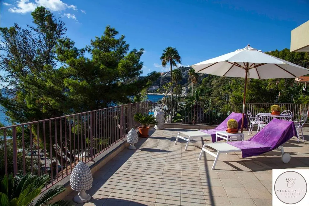 Terrace, Villa Oasis, Taormina