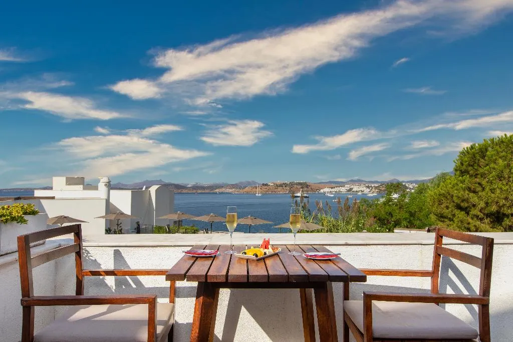 DOUBLE DELUXE SEA VIEW WITH BALCONY Room, Senses Hotel Bodrum, Bodrum