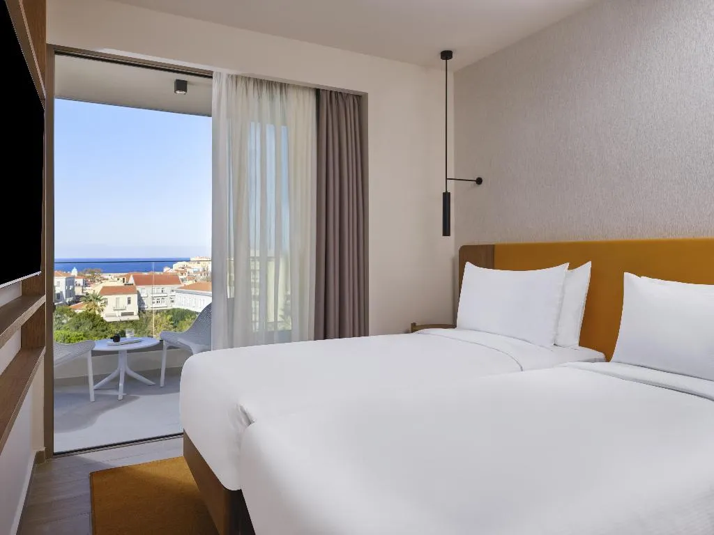 TWIN SEA VIEW Room, Hilton Garden Inn Chania City, Crete
