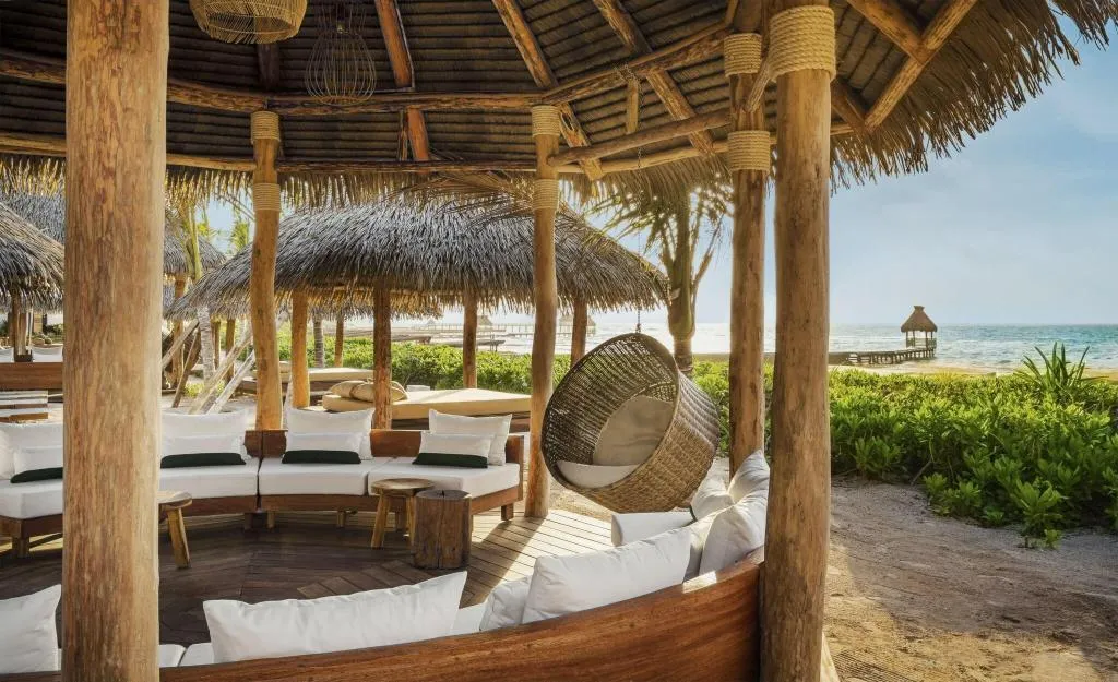 Terrace, Jungala Hotel at VidantaWorld Riviera Maya, Cancun Area