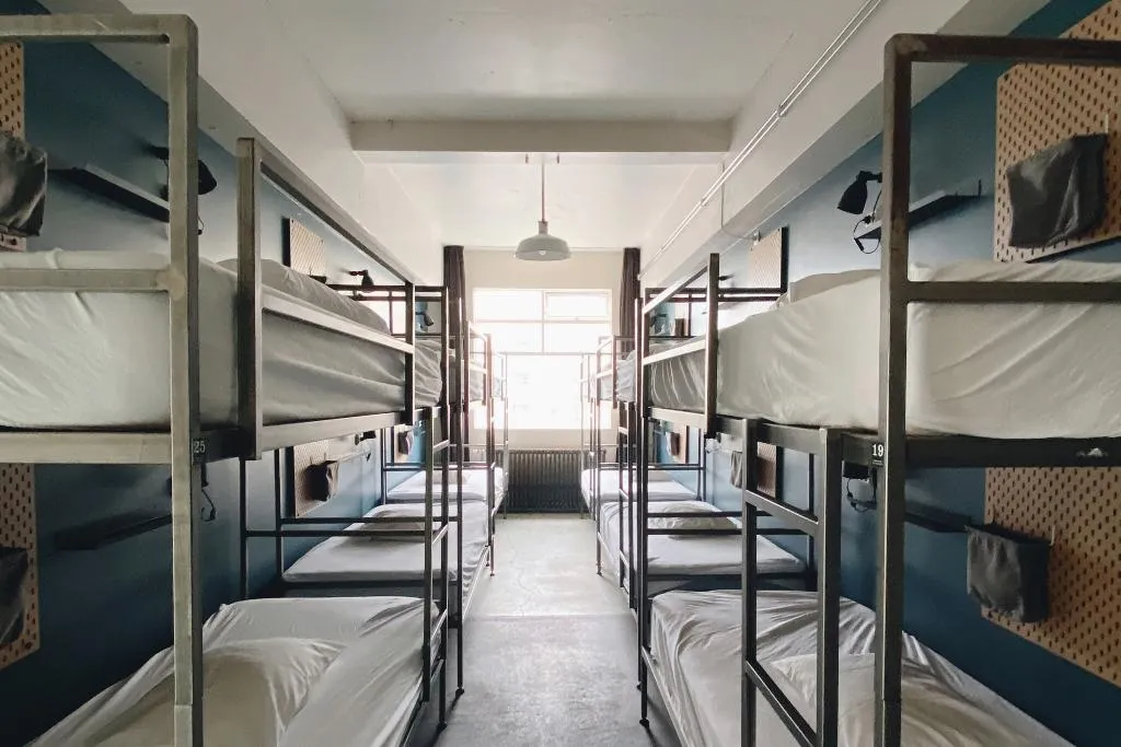 Bed in dormitory WITH SHARED BATHROOM Room, Kex Hostel, Reykjavik