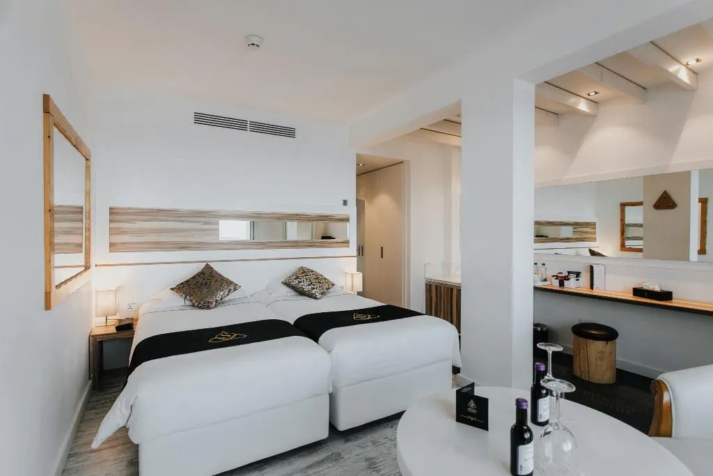 TWIN SUPERIOR SEA VIEW Room, The Ciao Stelio Deluxe Hotel, Cyprus