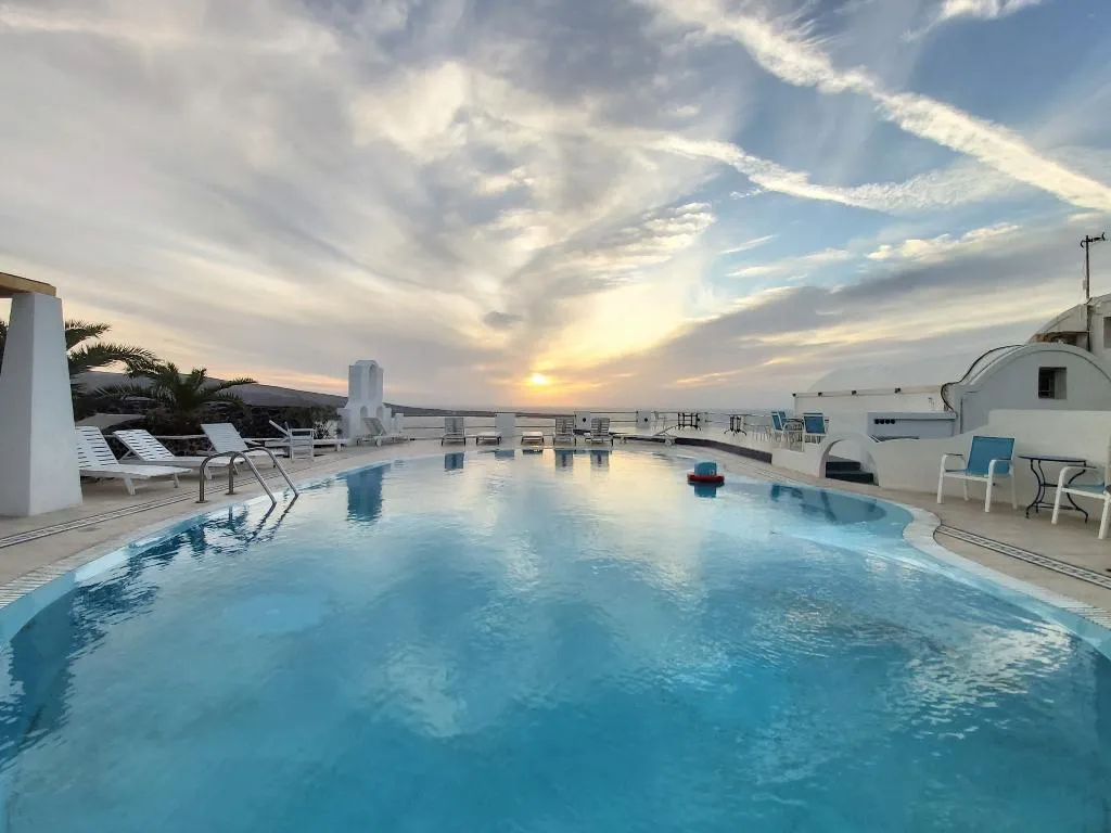 Pool, Ether Sunset Oia, Santorini