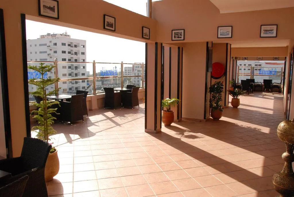Terrace, New Farah Hotel, Agadir