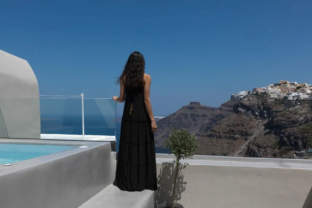 Terrace, Aria Suites, Santorini