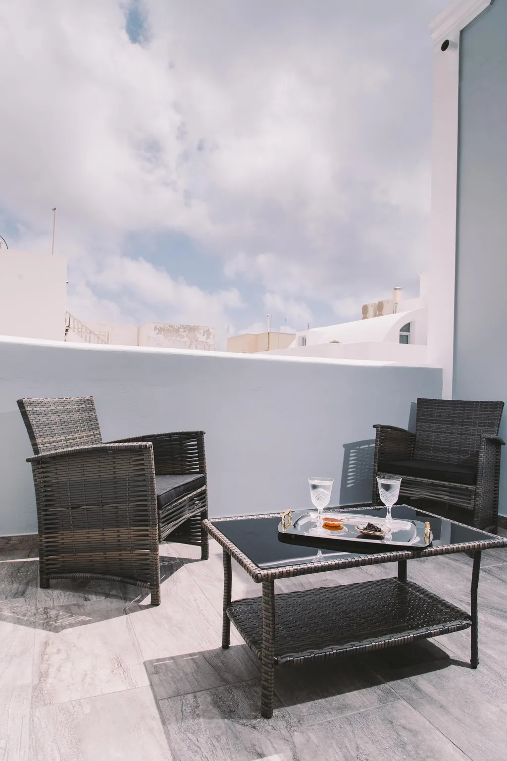 Terrace, Oasis Suites Fira, Santorini