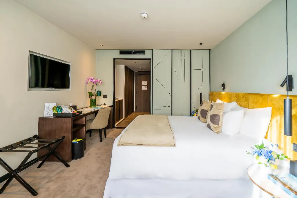 DOUBLE DELUXE TWO BEDS Room, JM Suites Hotel Eco-Friendly Casablanca, Casablanca