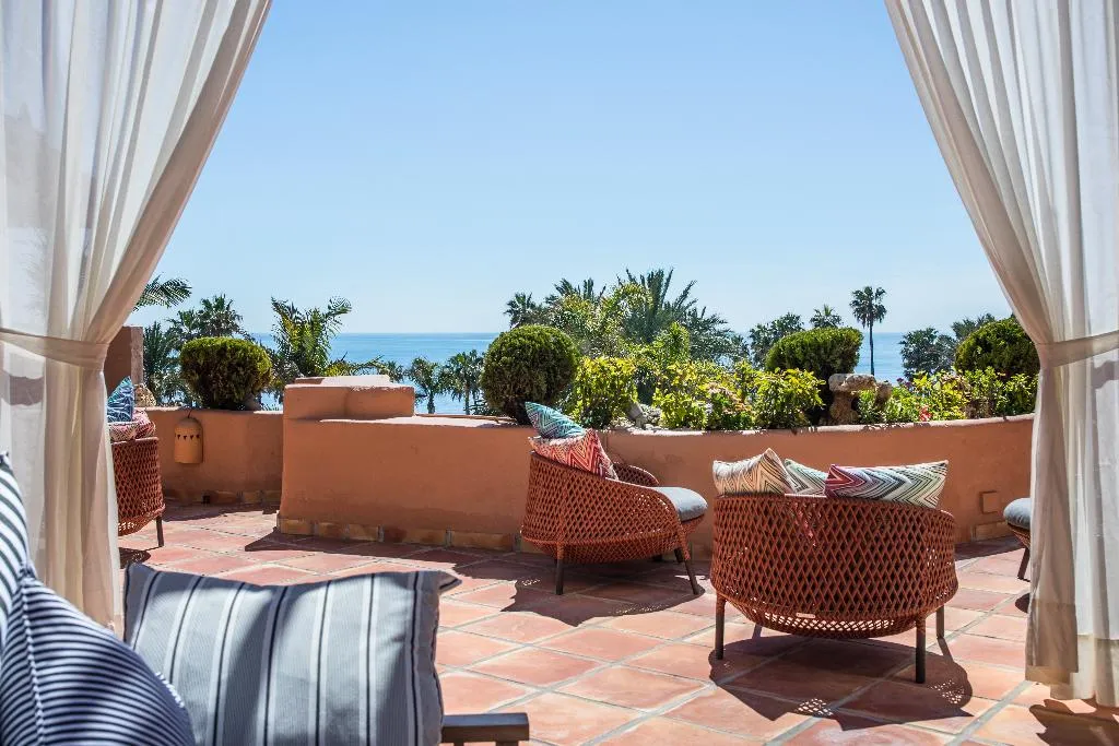 Terrace, Hacienda del Mar member of Meliá Collection, Costa Del Sol