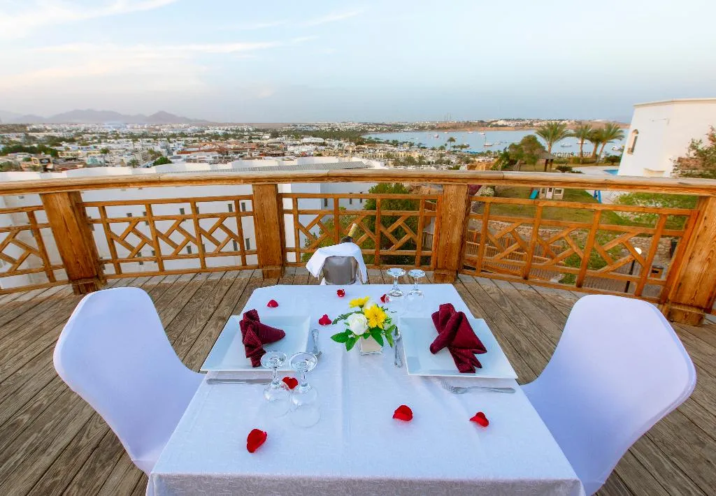 Terrace, Naama Bay Hotel and Resort, Red Sea Riviera