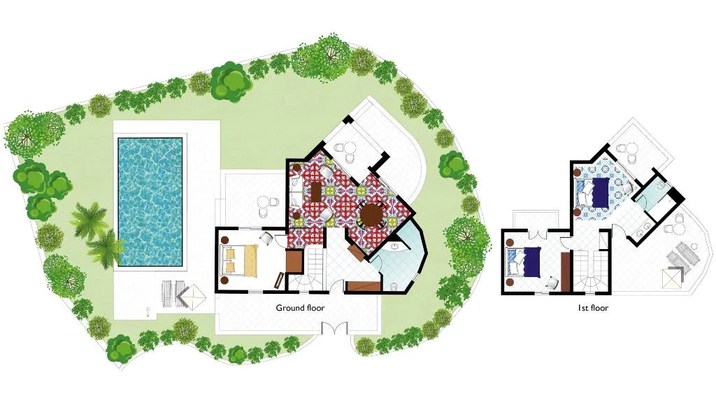 VILLA DELUXE THREE BEDROOM Room, Caramel, A Resort to Live, Crete