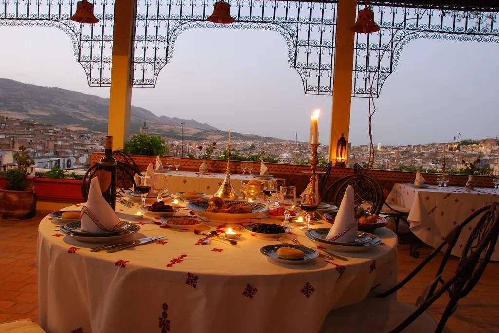 Terrace, Dar el Ghalia, Fez