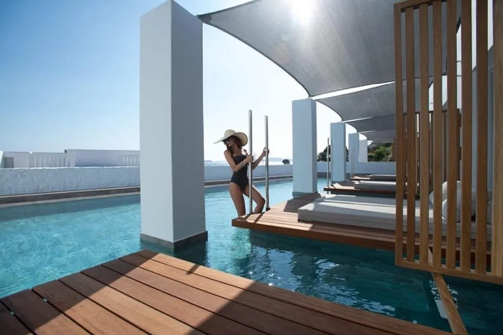 SUITE DELUXE SEA VIEW Room, Manoulas Beach, Mykonos