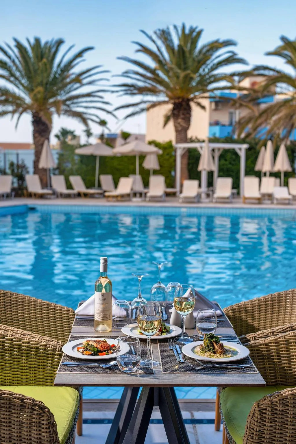 Restaurant, Minos Ambassador All Suites & Spa - Adults Only, Crete