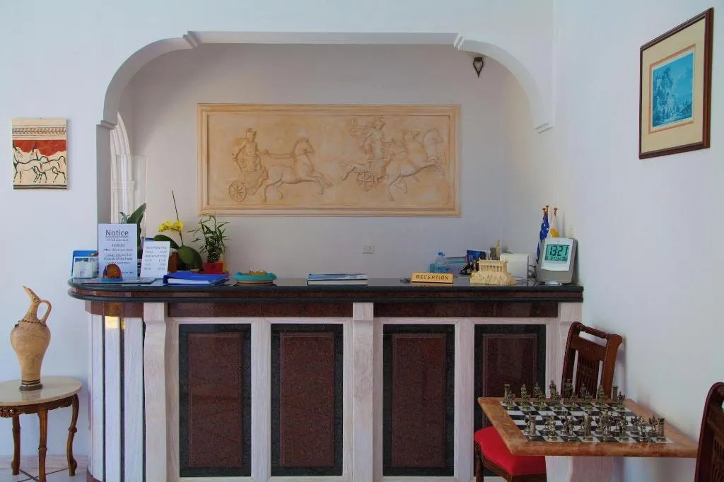 Lobby, Blacksandy Beach Hotel, Santorini