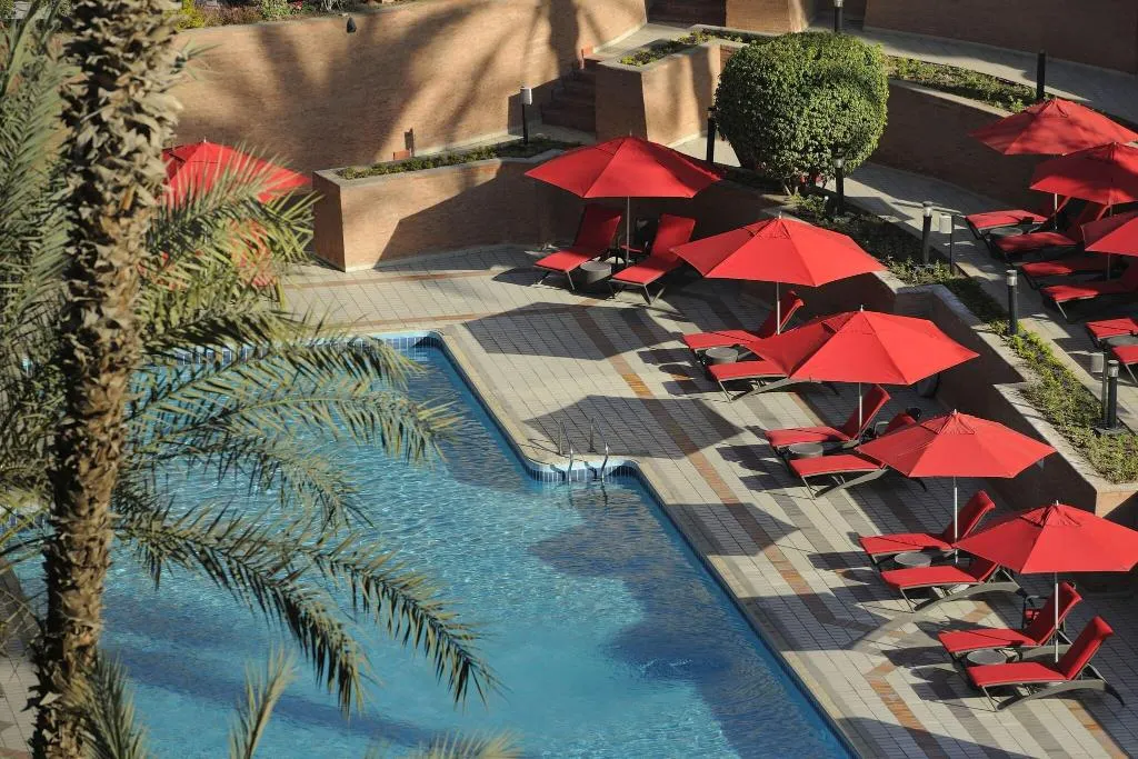 Pool, Cairo Marriott hotel & Omar Khayyam Casino, Cairo