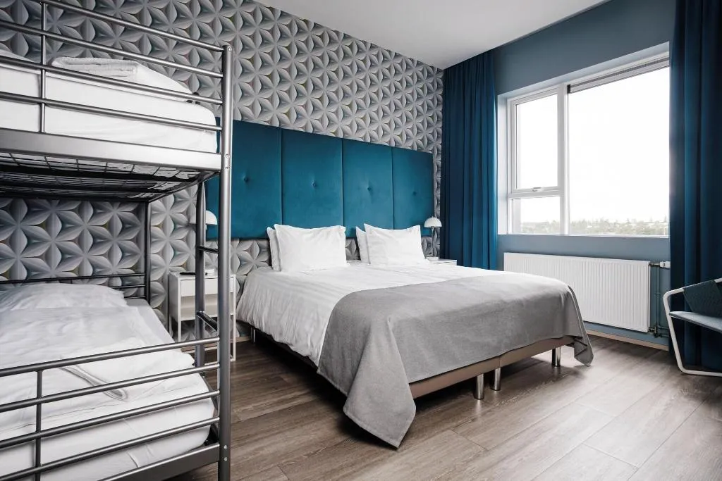 QUADRUPLE KING SIZE BED Room, Oddsson Hotel, Reykjavik
