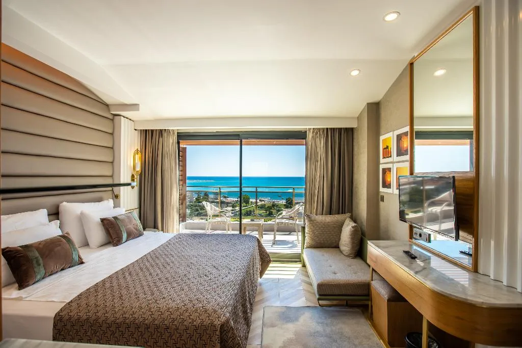 DOUBLE SINGLE USE SEA VIEW Room, Alexia Resort & Spa +16 Adult Only, Antalya