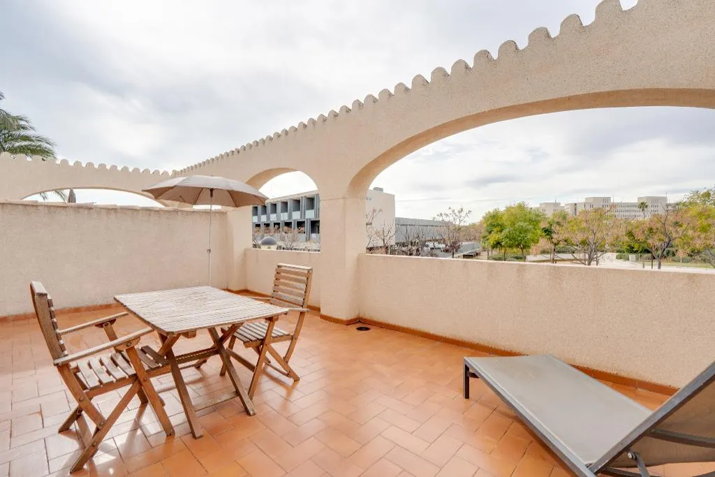 Terrace, Hotel Torre San Juan, Costa Blanca