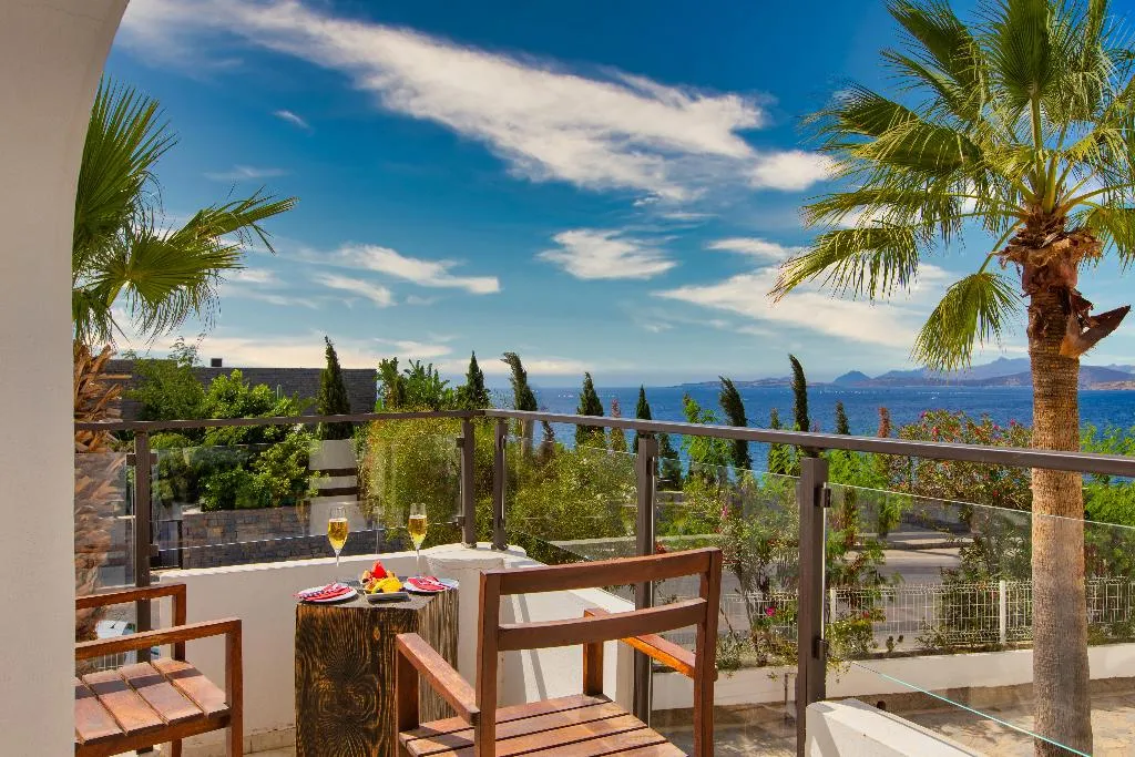 DOUBLE SEA VIEW WITH BALCONY Room, Senses Hotel Bodrum, Bodrum