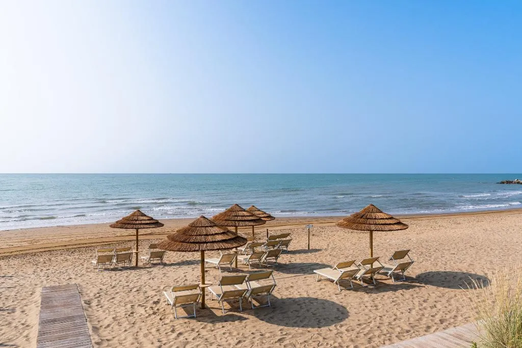 Beach, Club del Sole Jesolo Family Resort, Venice