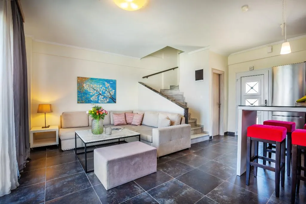 VILLA THREE BEDROOMS WITH PRIVATE POOL Room, Sunny Villas and Spa, Halkidiki