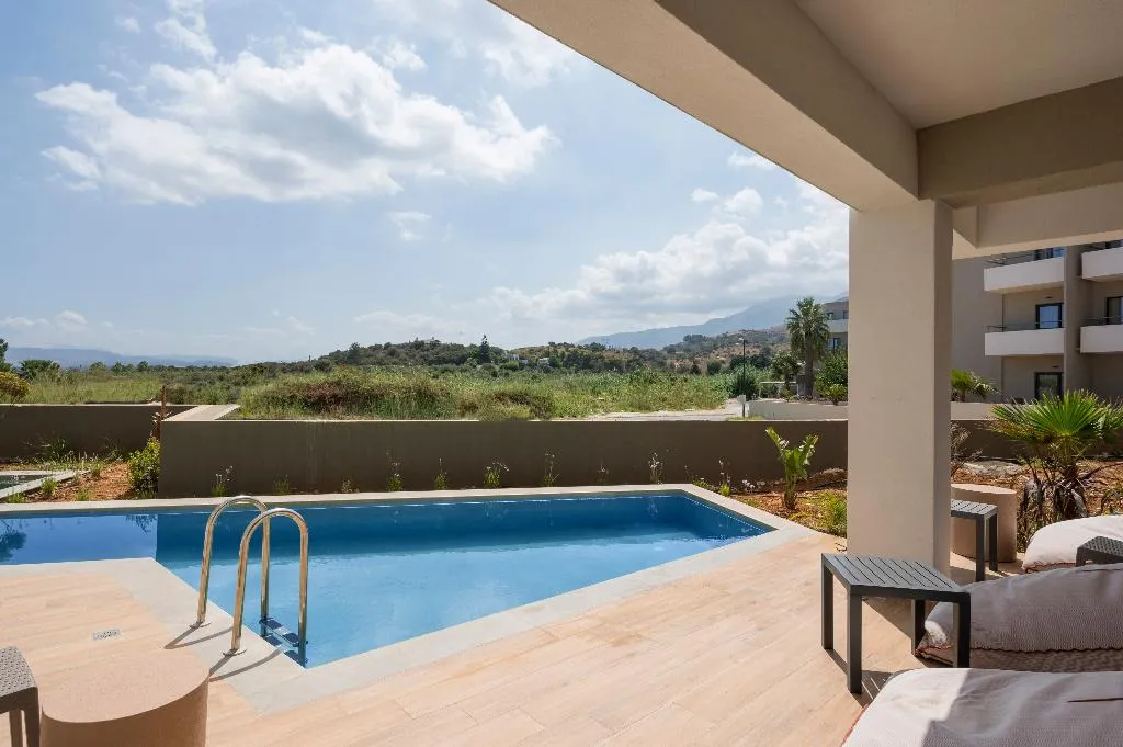 DOUBLE WITH PRIVATE POOL Room, Mare Village Hotel, Crete