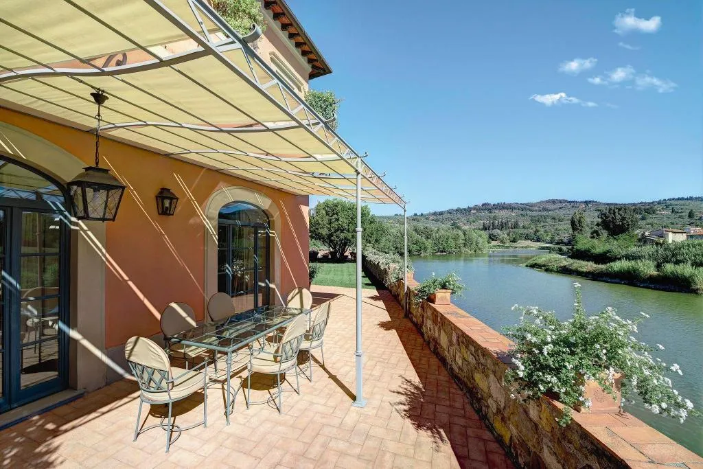 Terrace, Villa La Massa, Florence