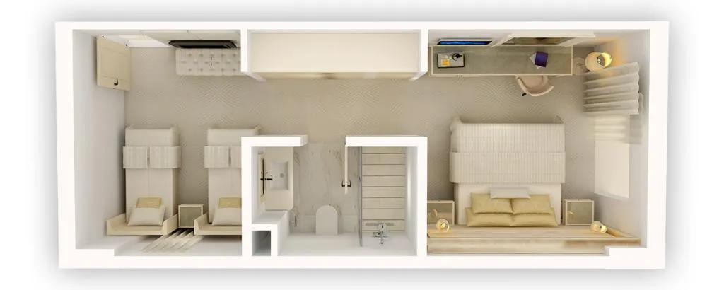 FAMILY ROOM SIDE SEA VIEW Room, Dobedan Beach Resort Comfort Ex Alva Donna, Antalya