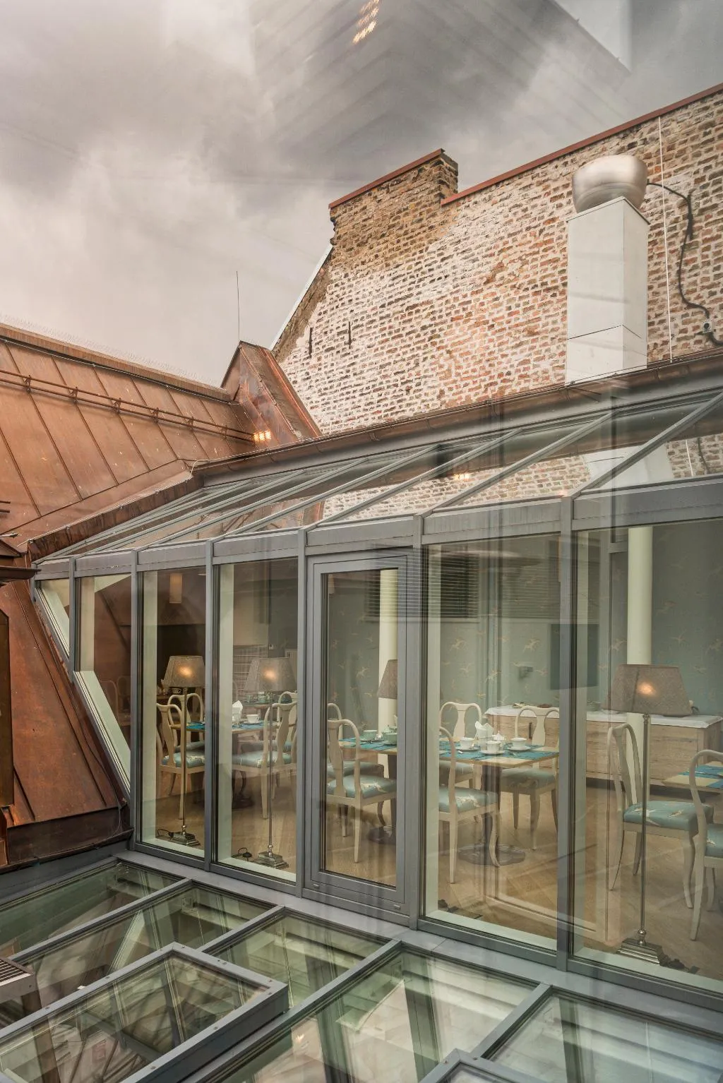 Terrace, Relais Le Chevalier, Riga