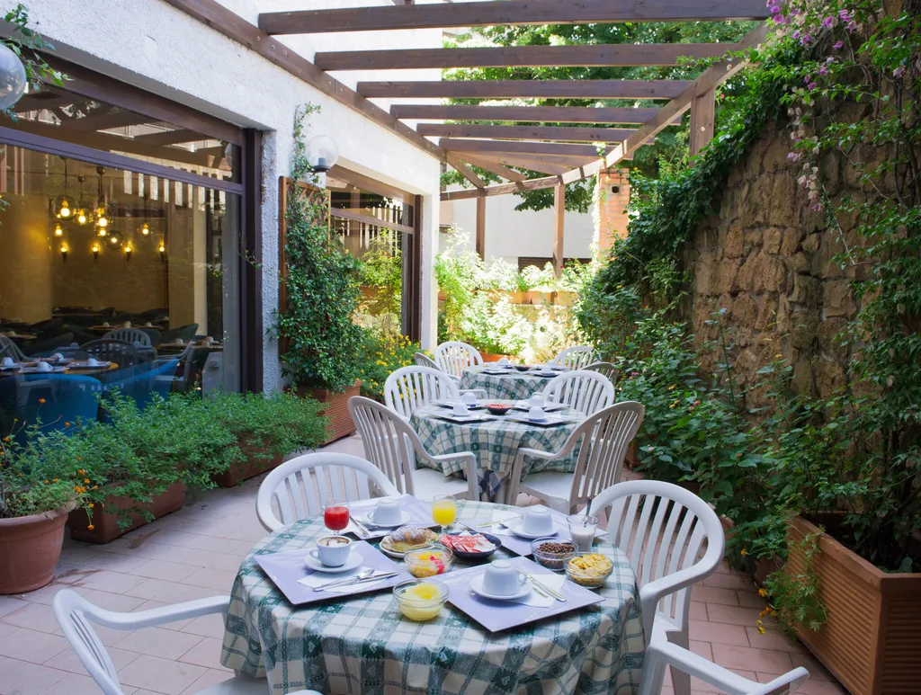 Terrace, La Pergola, Rome