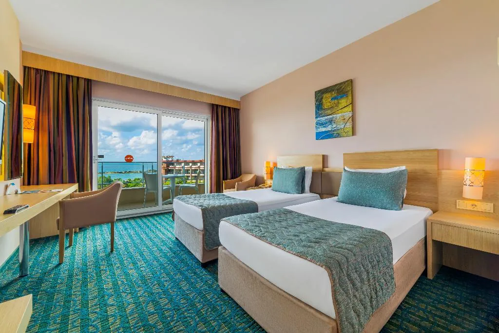 DOUBLE SEA VIEW Room, Justiniano Park Conti, Antalya