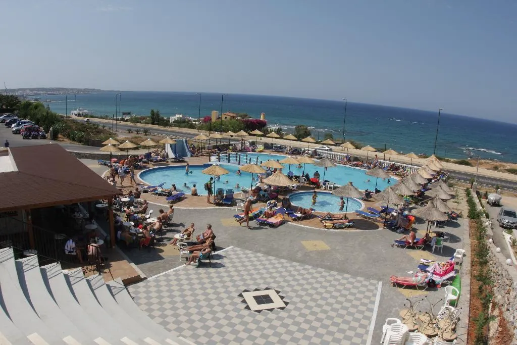 Terrace, Mediterraneo Hotel, Crete