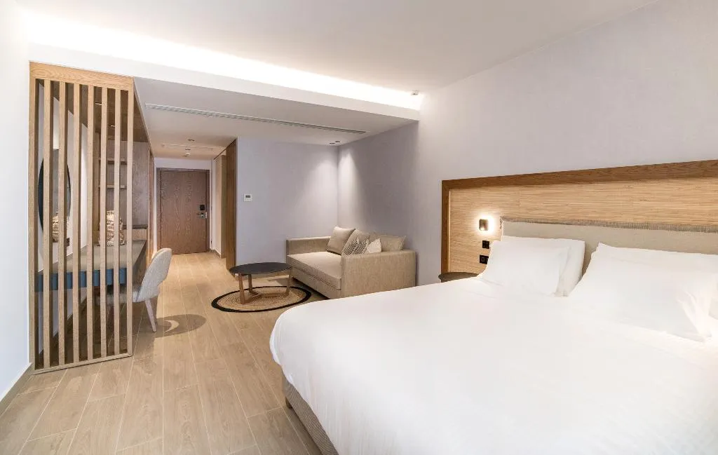 DOUBLE SINGLE USE GARDEN VIEW Room, AKASHA Beach Hotel and Spa, Crete