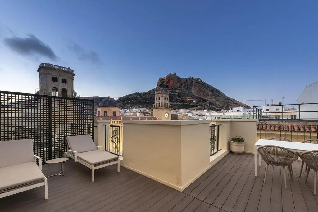 Terrace, Eurostars Mediterranea Plaza, Costa Blanca