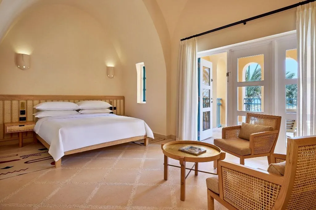 DOUBLE DELUXE BEACH FRONT Room, Sheraton Miramar, Red Sea Riviera