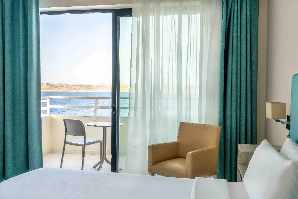 Double or Twin DELUXE SEA VIEW Room, Riviera Spa Resort – Adults Only, Malta