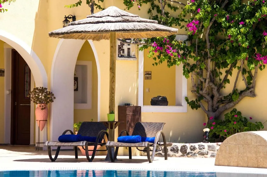 Pool, Smaragdi Hotel, Santorini