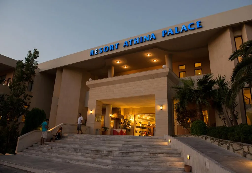 Lobby, Athina Palace, Crete