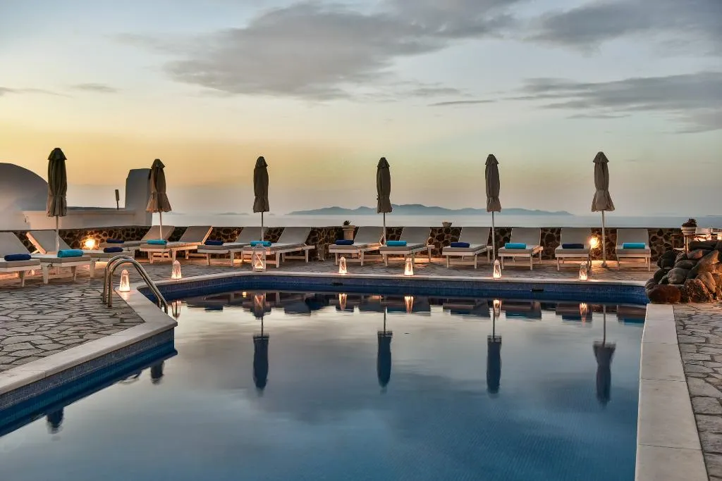 General view, Agnadi Villas, Santorini