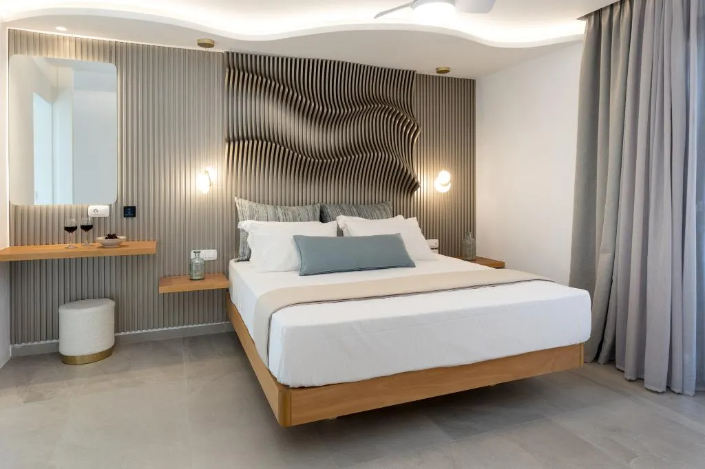 JUNIOR SUITE SEA VIEW Room, Axopetra Boutique Hotel, Mykonos