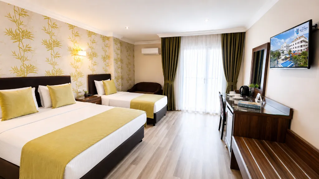 DOUBLE SUPERIOR SEA VIEW Room, Billurcu Hotel Sarimsakli, Izmir