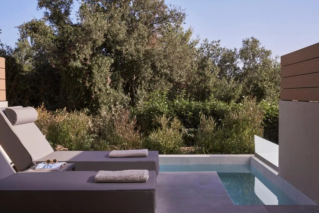 JUNIOR SUITE WITH PRIVATE POOL Room, Celestial All Suites, Kefallinia
