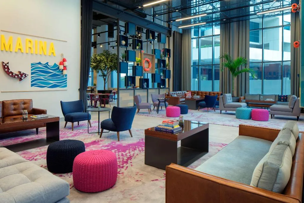 Lobby, Rove Dubai Marina, Dubai