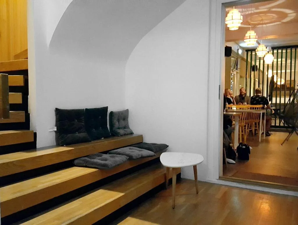Lobby, Lækur Hostel, Reykjavik