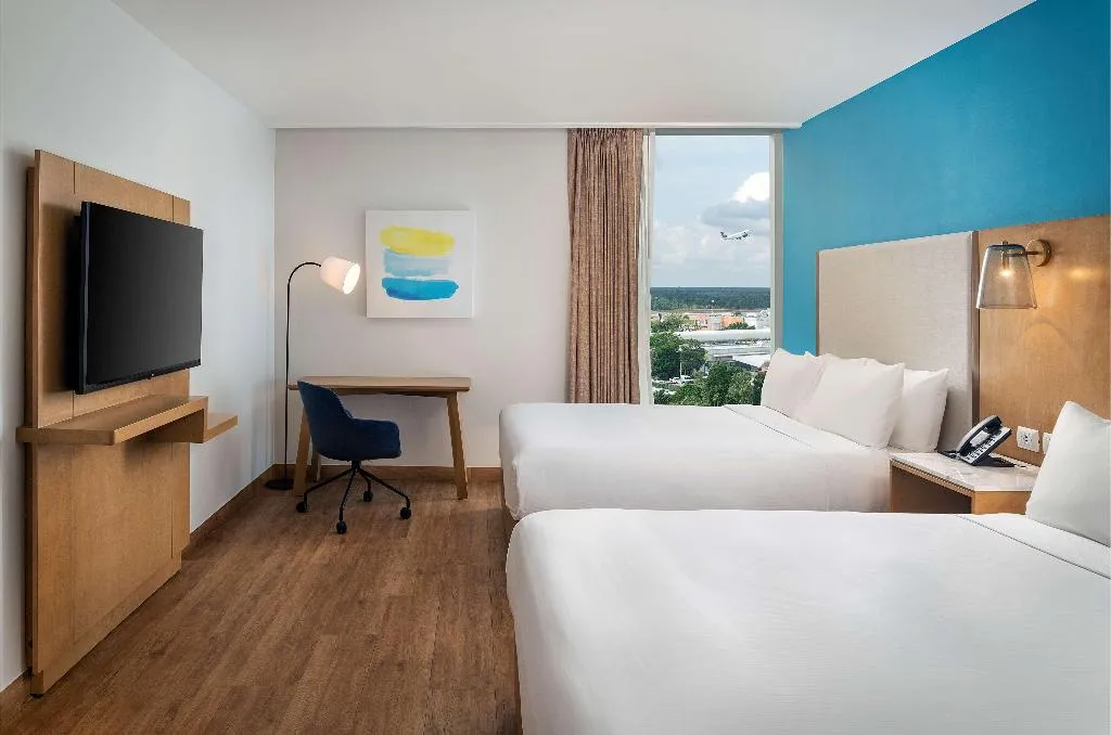 DOUBLE TWO QUEEN BEDS Room, Hilton Garden Inn Cancun Airport, Cancun Area