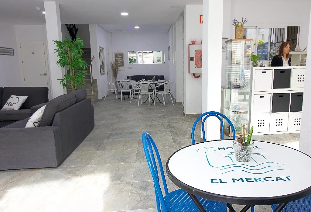 Lobby, Hostal El Mercat, Costa Blanca